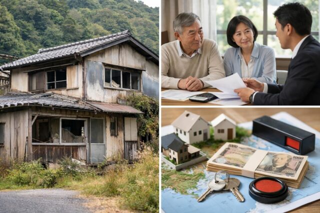 新宮市の不動産売却事例3選｜相続相談の実例の内容を表す写真風アイキャッチ画像