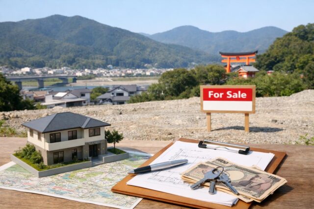新宮市の土地購入ガイド｜費用と流れを解説の内容を表す写真風アイキャッチ画像