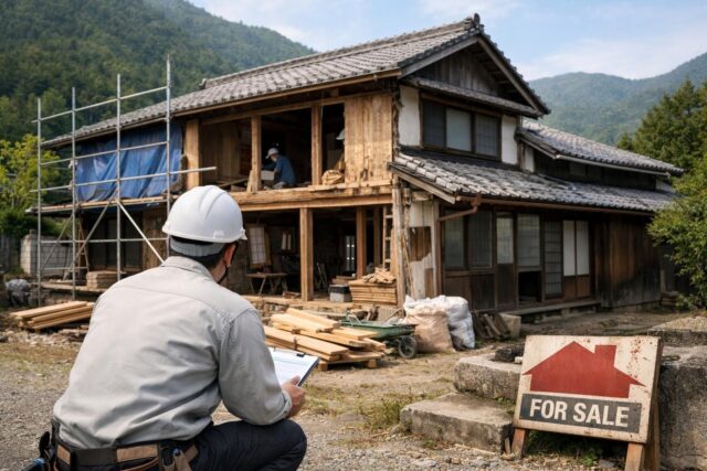 那智勝浦町 空き家改修補助金 上限100万円の条件と手順の内容を表す写真風アイキャッチ画像