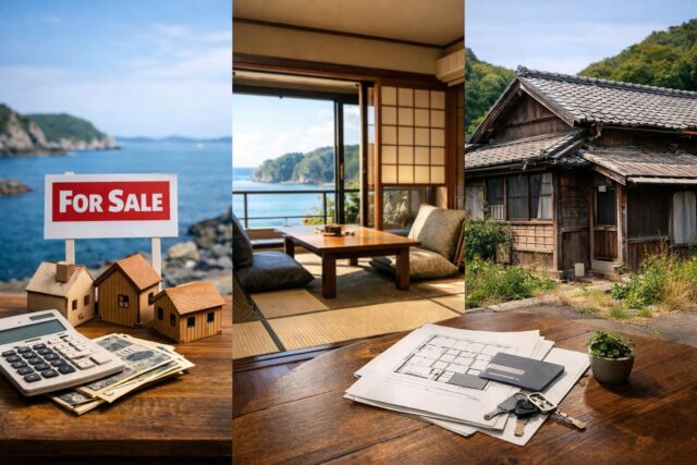 太地町の不動産、売る・貸す・活用を徹底比較｜太地 不動産の内容を表す写真風アイキャッチ画像