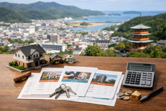新宮市の不動産の選び方｜売却・購入・賃貸を比較の内容を表す写真風アイキャッチ画像