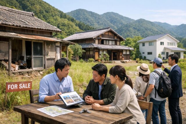 紀宝町 不動産の相談事例｜移住・空き家・売却の実例集の内容を表す写真風アイキャッチ画像