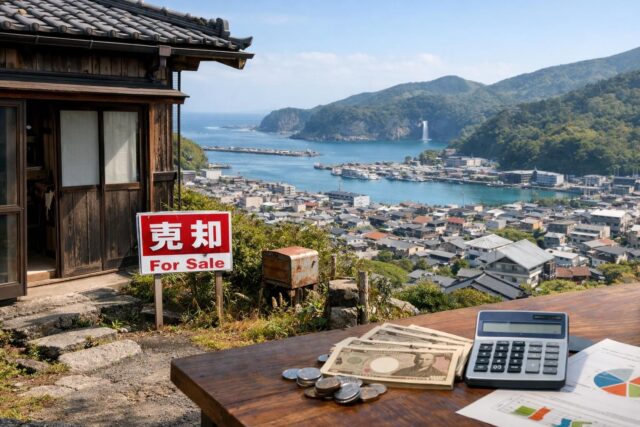 那智勝浦町の実家を相続後に売却｜税金と事例の内容を表す写真風アイキャッチ画像